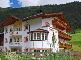 Sonnhof Appartements, hotel i Vent
