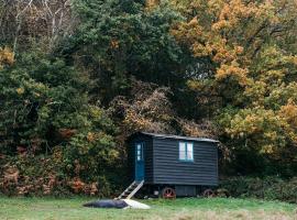 Beautiful, Secluded Shepherd's Hut in the National Park, camping en Rake