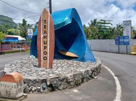 Havae Lodge, chalet à Teahupoo