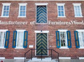 Bischoff Inn - Former 1870 Furniture Factory Now 5 Room Boutique Hotel、Tamaquaの格安ホテル