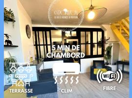 CAPORIZON-La Verrière-Clos de Chambord-à coté du Chateau, cheap hotel in Saint-Claude-de-Diray