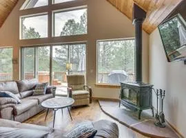 Angel Fire Cabin with Deck 3 Mi to Ski Lifts!