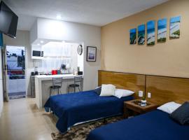 Departamento con cocina y 2 camas centro Cancun, pet-friendly hotel sa Cancún