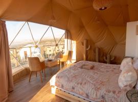 Timlalin Dome, tented camp en Tamri