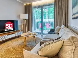 Rezydencja Niechorze 125 z Ogródkiem, Basenem, Sauną, Jacuzzi, przy samej PLAŻY - 5D Apartamenty