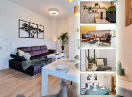 WiLUKA Penthouse mit großer Dachterasse nachhaltig eingerichtet Netflix, cheap hotel in Limburg an der Lahn