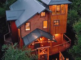 Skyview Treehouse by Amish Country Lodging、ミラーズバーグのバケーションレンタル