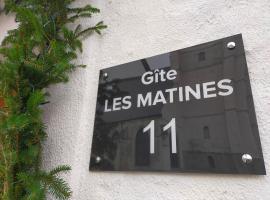 Gite Les Matines, hotel con parcheggio a Sebourg