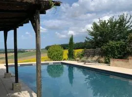 Les 5 terrasses - vue imprenable et piscine privée