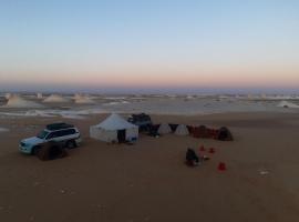 White Desert trip, campsite in Az Zabū