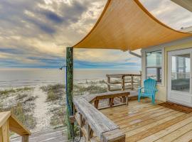 Beachfront Alligator Point Retreat Steps to Sand!, hotel with parking in Sun N Sand Beaches