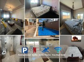 Eden Appartement avec Piscine Et Salle de Sport, מלון באל ג'אדידה