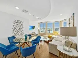 The Coral Loft - Marina Bliss Water view 2BR Pool, Gym