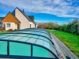 Pays Bigouden, maison pour 8 avec piscine