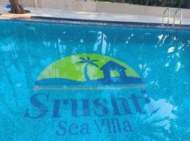 Srushti Sea Villa Resort, hótel með bílastæði í Diveāgar