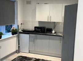 Modern studio flat in Romford, hotel with parking in Havering
