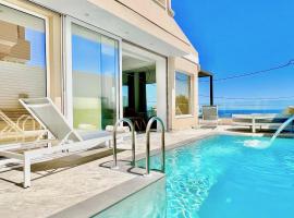 Luxury Villa Barbati Sun with private pool by DadoVillas, hotell i Barbati