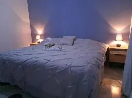 Casa vista de luna