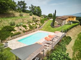Spacious apartment in a beautiful farmhouse with swimming pool, hotel in Cavriglia
