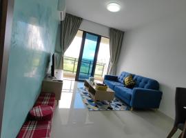 Xtu seaview 1room at Forest City โรงแรมในKampong Pok Kechil