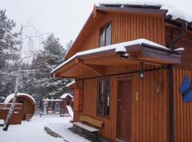 Mazury w Pigułce- domek z sauną i balią, Woszczele, hotel dengan parking di Ełk