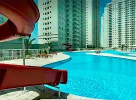 Santos, 2qts, sacada .prox. a praia (piscina)