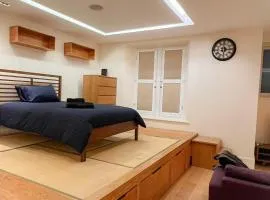 Wood studio flat