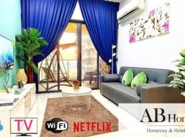 ABHOME "SKY GARDEN SUITE" #DangaBay #Sea & Garden View #BeachBay #BeletimeMall #JB