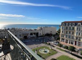 Menton centre Vue imprenable sur mer et jardin Biovès, rodinný hotel v Mentonu