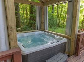 Martha Cabin Tiny Cabin By Downtown Chattanooga, hotel s jacuzzi v destinaci Chattanooga