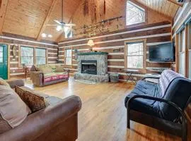 Rustic North Carolina Cabin with Fire Pit and Porch