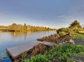 Canal-Front Home in Ocean Shores with Dock and Views!