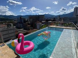 Apartahotel Medellin, hotel in La Candelaria, Medellín