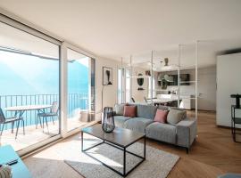 Unique Gandria 3 by Quokka 360 - luxury two-bedroom apartment with a breathtaking view, hotel de luxo em Lugano