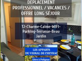 Les Apparts du Vignal de Cheyrac, apartma v mestu Polignac