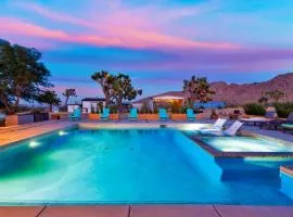 Joshua Tree Villa with Pool & Hot Tub - 20 Acres, Game Room, Near National Park