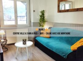본빌에 위치한 주차 가능한 호텔 Le Manet - Appartement proche centre ville - parking gratuit
