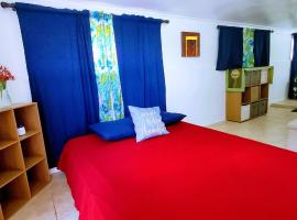 Studio Nui 1 Room Fare Tepua Lodge, chata v Uturoe