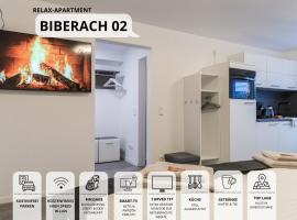 RelaxApartment 2 Massagesessel SmartTV Küche, povoljni hotel u gradu 'Biberach an der Riß'