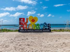 Pé na areia, Praia do Francês, готель у місті Марешал-Деодору