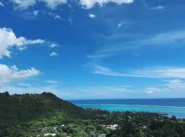 MOOREA Bungalow Kohimana avec vue lagon