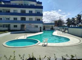 Apartamento 204 vista para o mar e piscina, hotel Piúmában