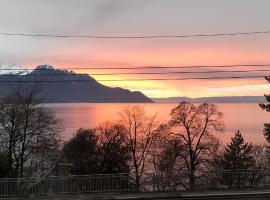 Castle view, Strandhaus in Veytaux