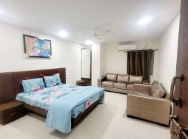 Terrace Party House with Bedroom,Kitchen and playarea, pet-friendly hotel in Secunderabad