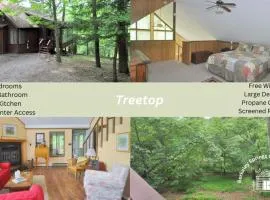Treetop Cabin -- Pool Access - Fireplace - Grill - Screen Porch - Deck - Wifi - Golf Nearby