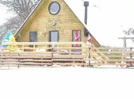 Wooden cottage "green house" in Bakuriani