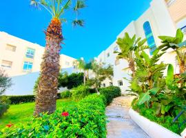 Cosy greeny near PAUL harhoura, пляжний готель у місті Ель-Гаргора