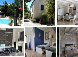 Gîte 3* Piscine Spa entre ZOO BEAUVAL FUTUROSCOPE CHATEAUX LOIRE, khách sạn ở Sainte-Maure-de-Touraine