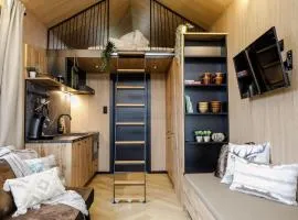 Luxe Tinyhouse op minicamping in Waarde