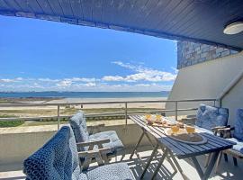 RÉF 149 - LARMOR-PLAGE Studio T1 bis avec balcon pleine vue mer, hotel s parkovaním v destinácii Larmor-Plage